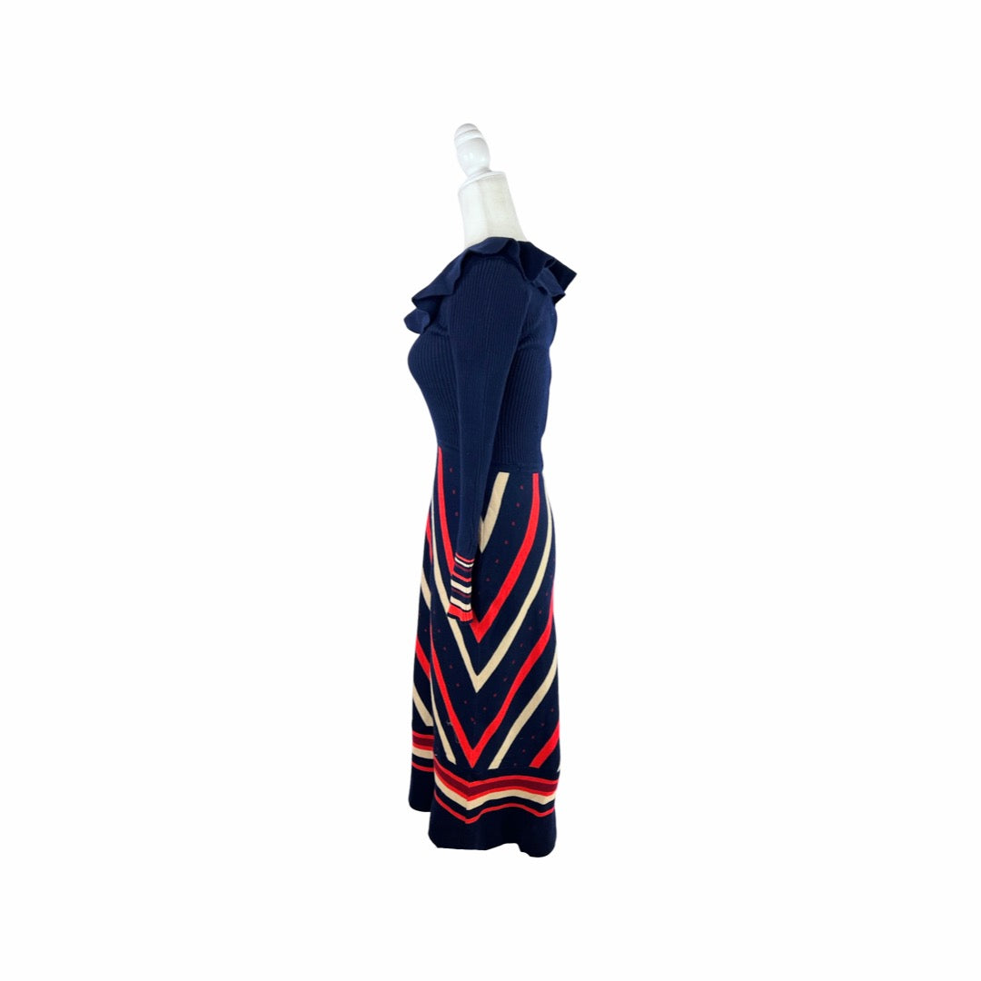 Ladies Vintage Sweater Knit Dress