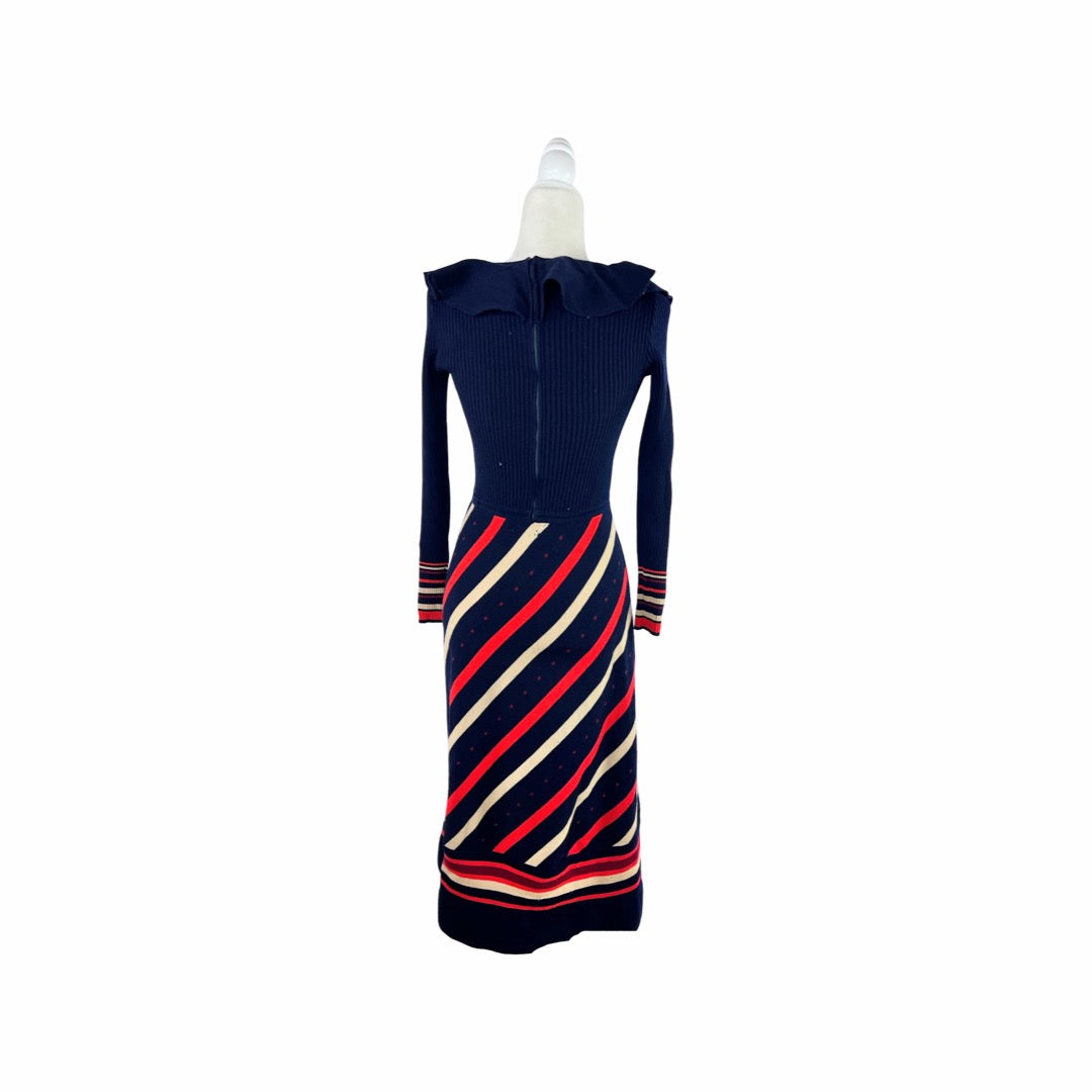 Ladies Vintage Sweater Knit Dress